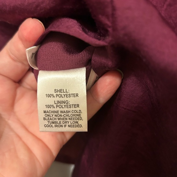 Elegant Burgundy Dress - Picture 5 of 5